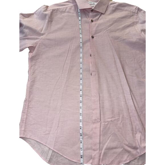 8 Calvin Klein Regular-Fit Non-Iron Dress Men's Shirt 32/33 Size /1 Slim Fit LOT - Picture 5 of 16